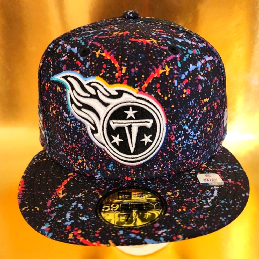 Tennessee Titans Era NFL Crucial Catch Size 7 3/8 Fitted 59Fifty Hat
